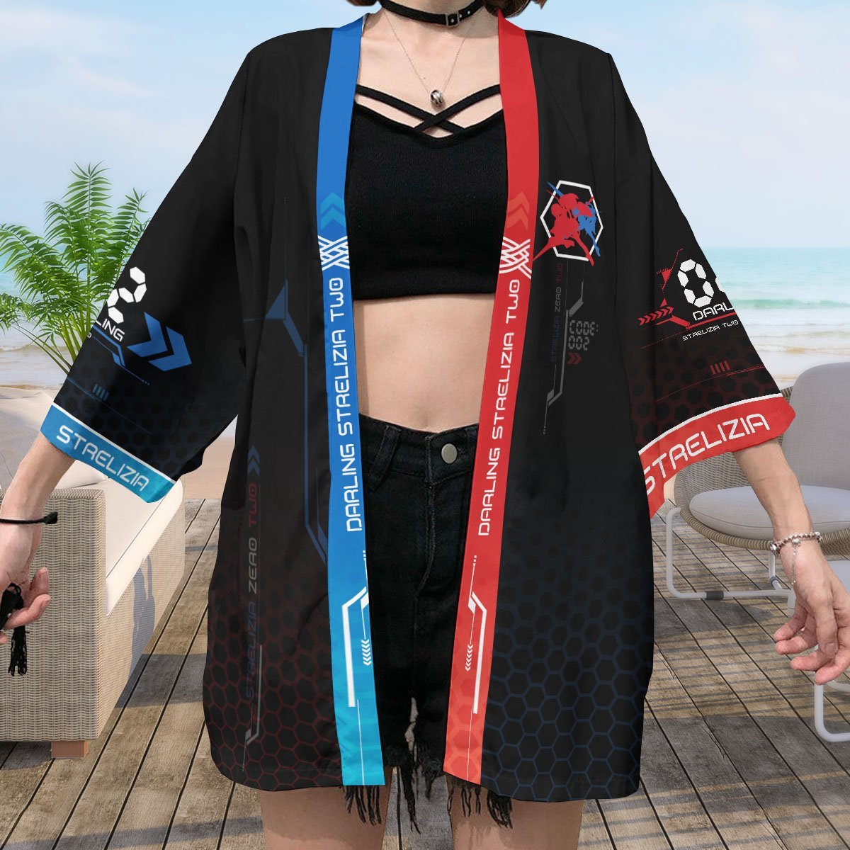 002 Strelizia Kimono